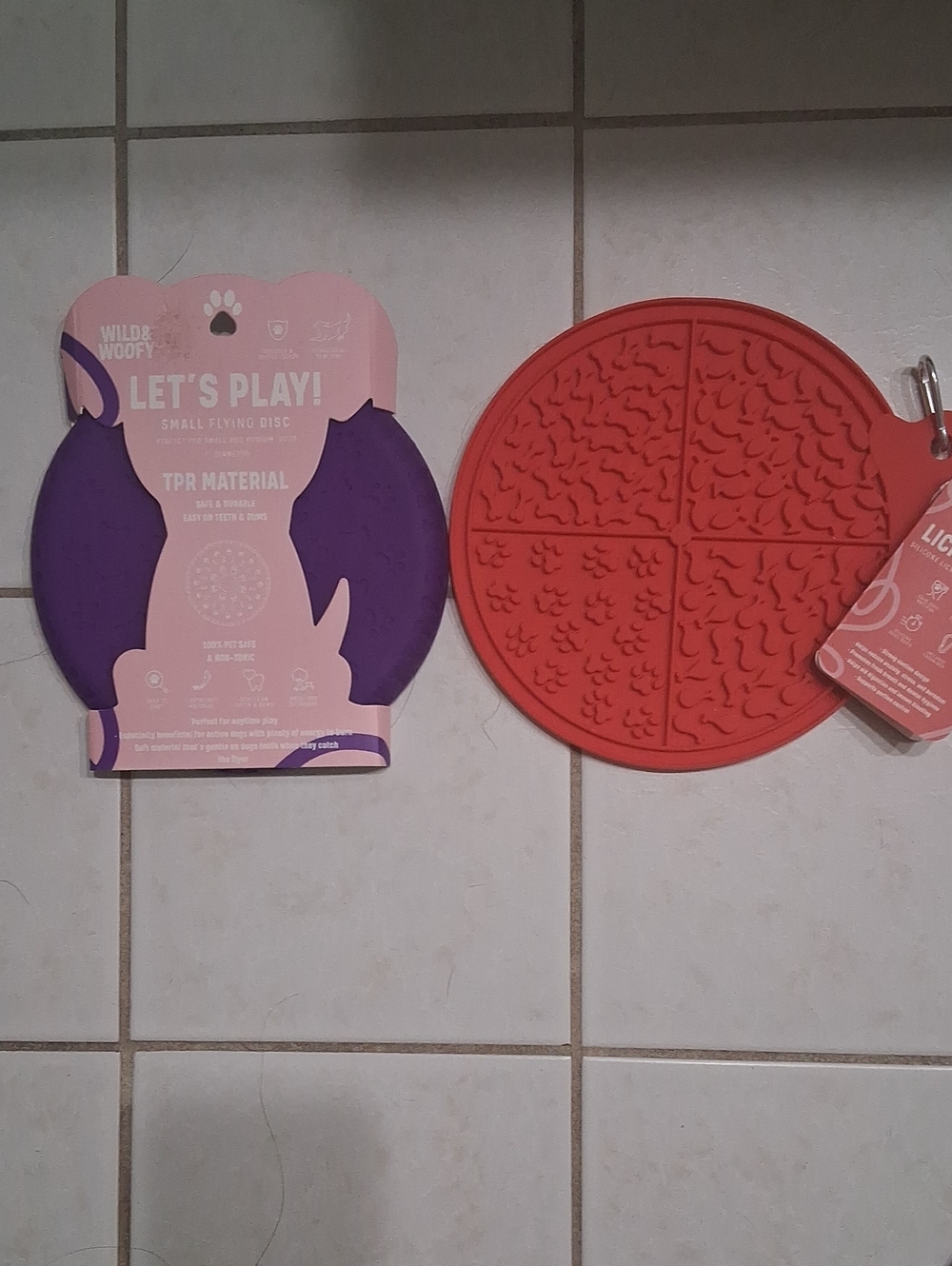 Let's Play! Small Flying Disc - Purple With Red Lickety Split!